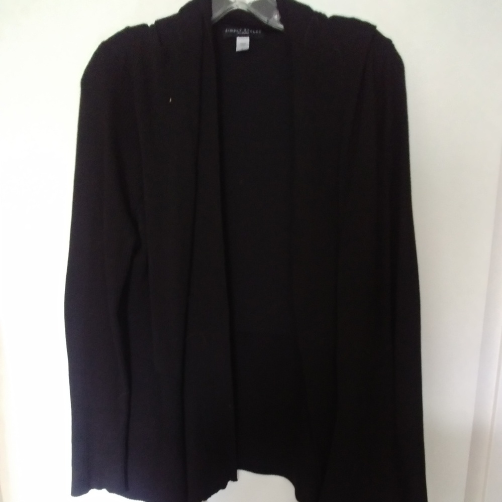 XL black cardigan